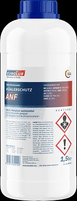 EUROLUB 820015 antigelo radiatore ANF protezione radiatore concentrato 1,5 litri blu-verde
