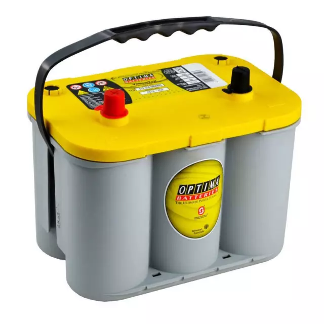 BATTERIA OPTIMA YELLOW TOP YTS4.2 55 Ah 765A SERVIZI AVVIAMENTO CAMPER