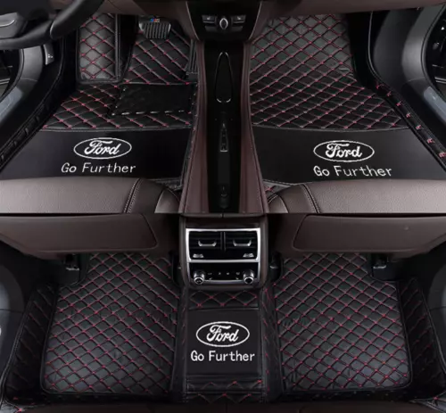 For Ford F-150 Car Floor Liner Mats Waterproof Custom Auto Carpets Front Rear