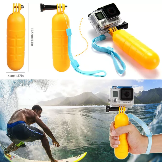 Floating Float Floaty Handle Waterproof Hand Grip For GoPro Hero 3 4 5 6 7 8 9 2