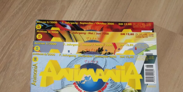 Animania Magazin Magazine Zeitschrift Ausgabe Jahrgang 2000 33 35 37 38 2