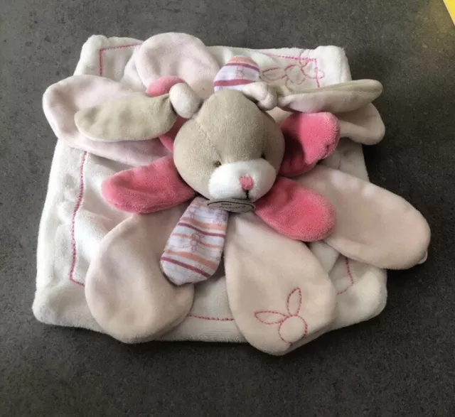 Peluche Doudou Plat Rose Doudou Et Compagnie Ours Pétales Mon Doudou A Moi