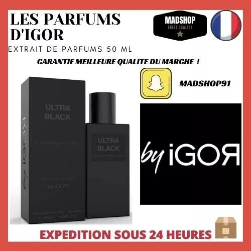 LES PARFUMS D'iGOR ULTRA BLACK 50ML EXTRAIT DE PARFUMS