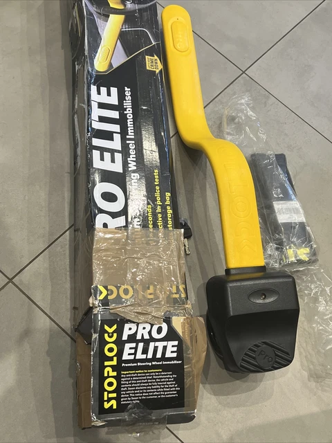PRO ELITE Car Steering Wheel Immobiliser Lock ( Box Damaged )#