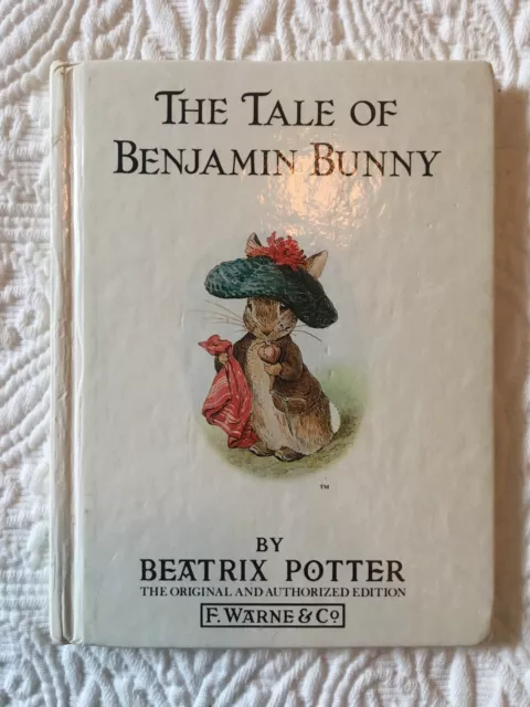 The Tale of Benjamin Bunny by Beatrix Potter Vintage Hardcover