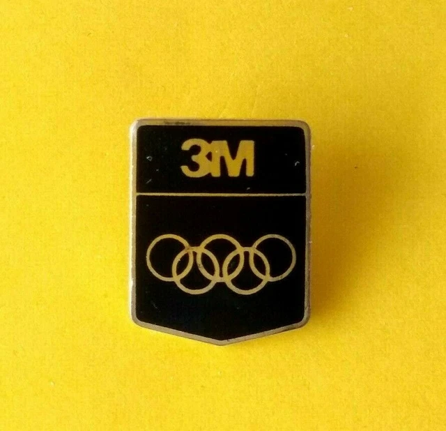 Pin's lapel pin enamel Pins JEUX OLYMPIQUES Olympic games 3M Anneaux EGF Signé