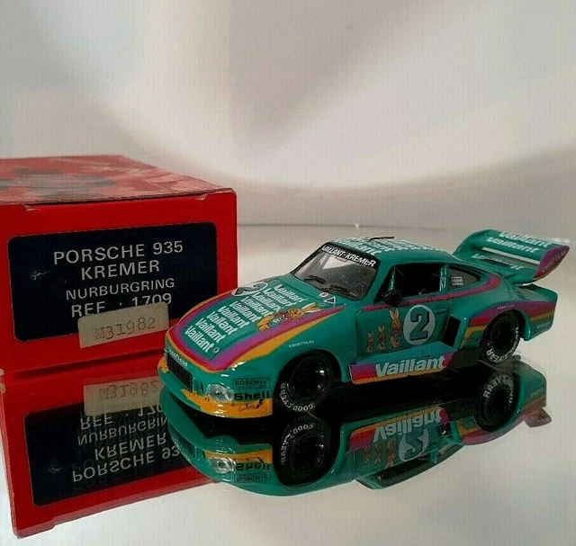 Modèle Réduit Solido 1/43 - Porsche 935 Turbo 1977, Série LeMans, Occasion Très Bon État (Collection)