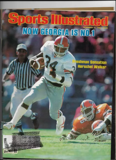 Sports Illustrated Magazine ---November 17 1980----Herschel Walker Cover