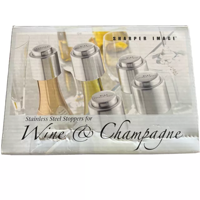 Sharper Image Wine And Champagne Stoppers