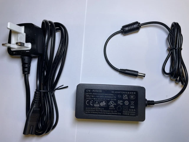 Chargeur Adaptateur Secteur 24V Pour VILEDA RHD30W240100 - Longueur Câble 110 Cm - Expédition France