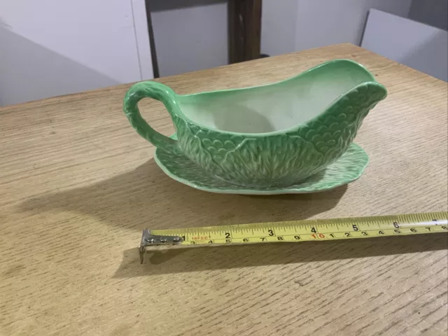 BESTWICK WARE  Sauce Boat With Drip Tray