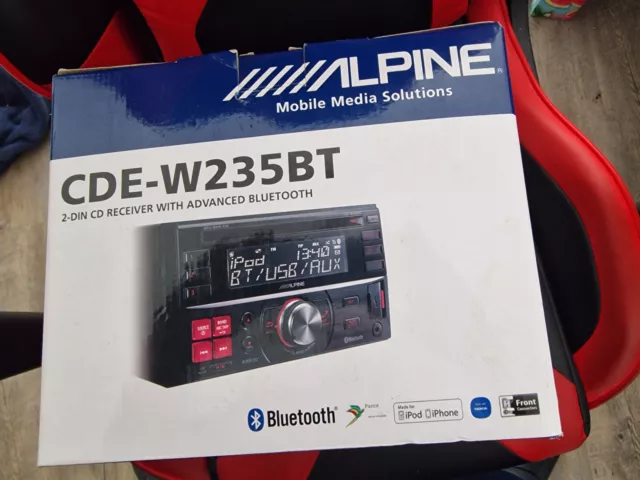 Alpine CDE-W235BT Bluetooth Autoradio Doppel Din