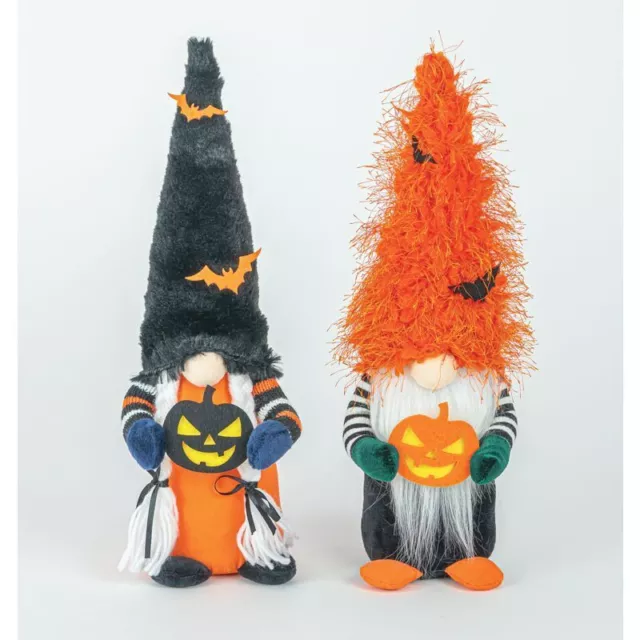 BATTY JACK GNOME TABLETOP SET OF 2 Halloween Decor *SHIPS WITHIN 15 DAYS*