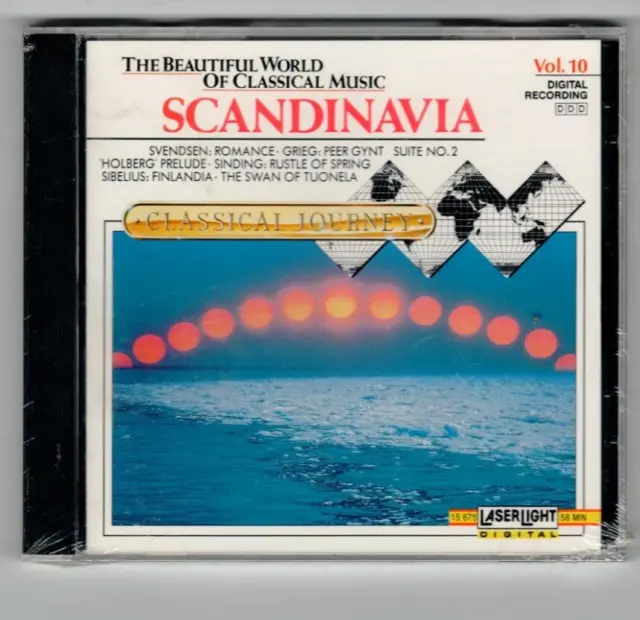 Classical Journey Vol. 10 Scandinavia New Sealed CD 1991 Laserlight Digital
