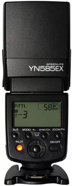 YONGNUO YN585EX Wireless LCD Speedlite Flash for Pentax DSLR Camera TTL SYNC