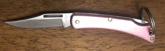 Rough Rider RR743 Champagne  Lockback Folding Pocket Knife 2” Clip Point Blade