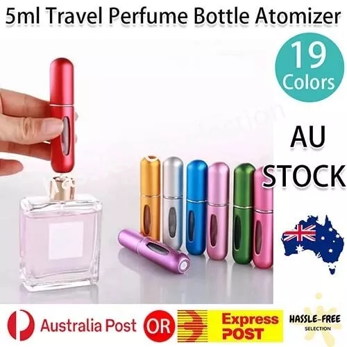 1X 5ML Mini Travel Perfume Spray Pump Refillable Bottle Atomizer Portable Scent