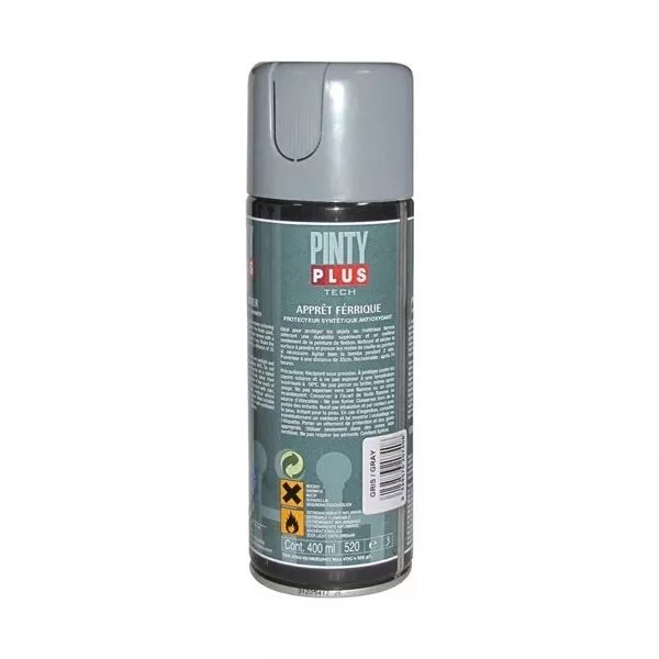 Aerosol Bombe Peinture Gris Sous Couche Primaire Apret Antirouille Anticorrosion