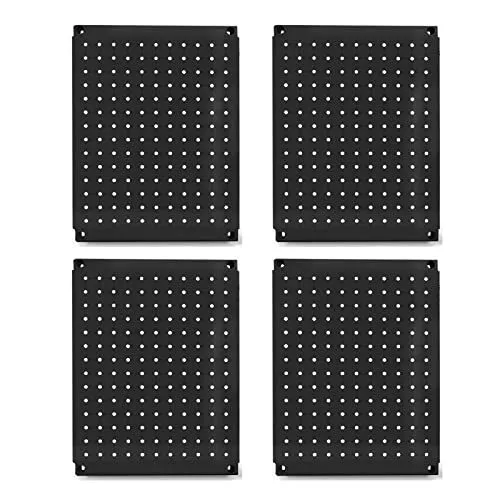 Metal Pegboard 12-Inch Tall x 16-Inch Wide Heavy Duty Wall Organizer for Home...