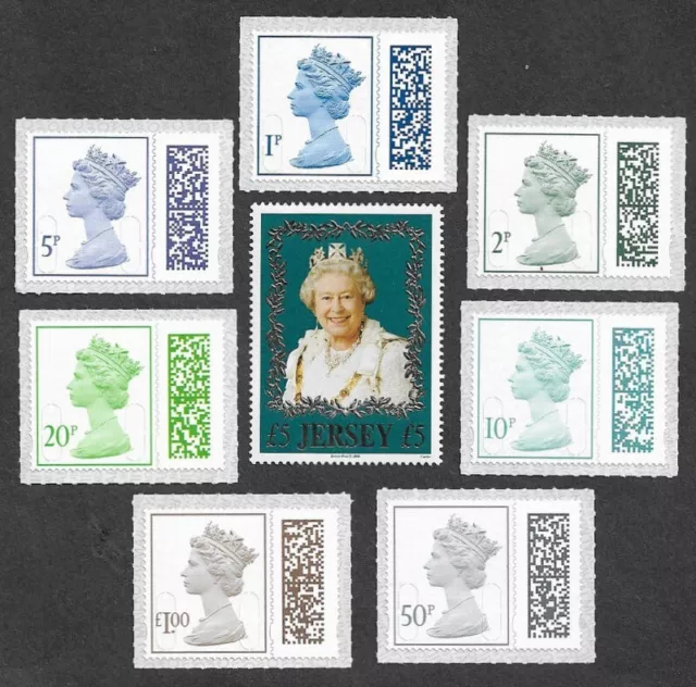 Set Regina Elizabeth Ii £1 + Maglia £5 80° Compleanno Royalty Nuovo Di Zecca