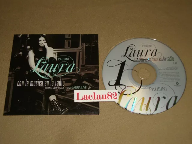 Laura Pausini con la musica en la radio 09 Warner Promo Mexican Cd