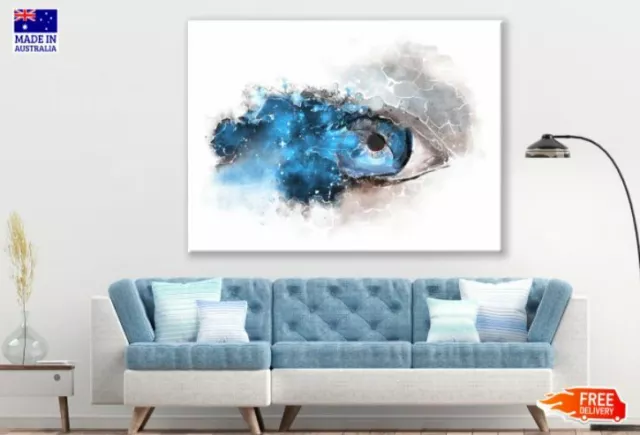 Abstract Blue Eye Painting Canvas Collection Home Decor Wall Print Art