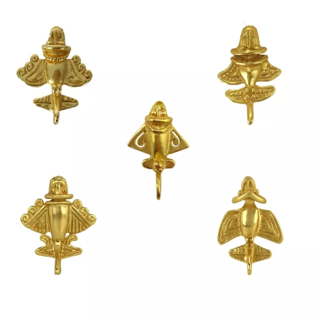 24k GP Quimbaya Flyer Golden Jets 5 Pins Collectible Bundle-1| Across The Puddle