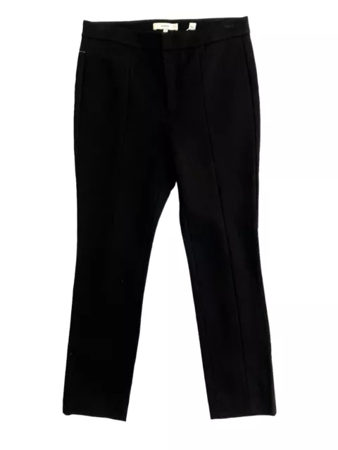 Vince Pants Black Crop Stove Pipe Stretch Ankle Pants SZ 4 NWT $295