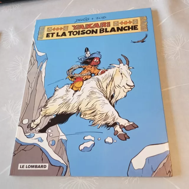 BD brochée grand format - YAKARI et la toison blanche – LE LOMBARD – Derib / Job