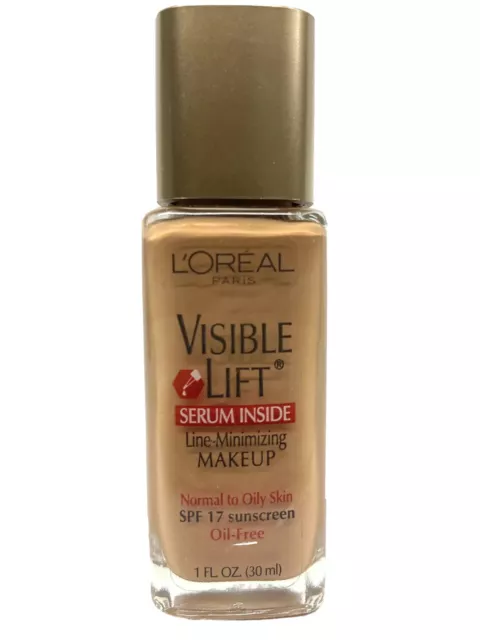 loreal visible lift spf 17 line minimizing makeup 157 classic tan 1oz oil free