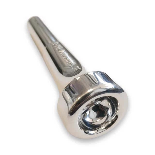 JC Custom Trumpet Mouthpiece Model Resonance - Size B1 5 (1) - Finished in Sil..
