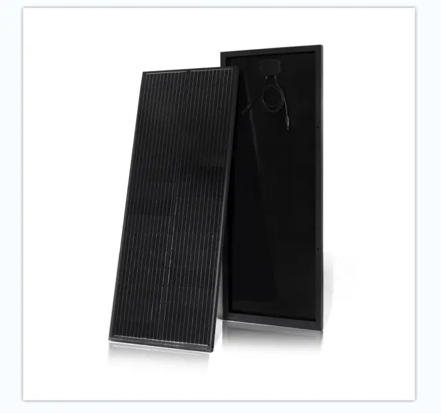 Pannello solare rigido monocristallino 100 W 200 W, modulo ad alta efficienza 21,8%