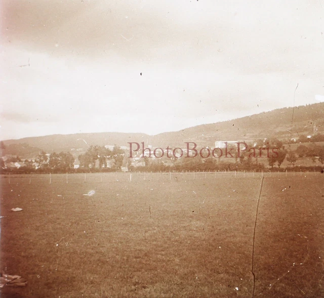 FRANCE Hauteville Panorama c1930 Photo Stereo Glass Plate Vintage V33L5n2