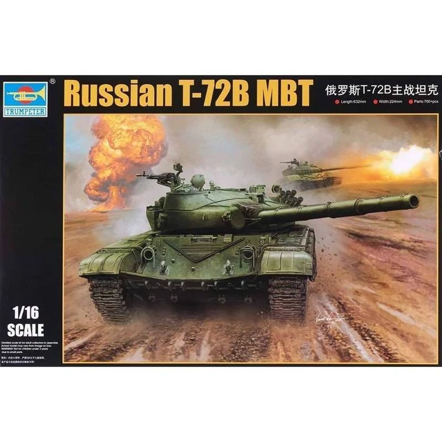 Maquette Unique Char T-72 – Échelle 1/24 – Métal Blanc Fait Main – Kharkiv – Occasion