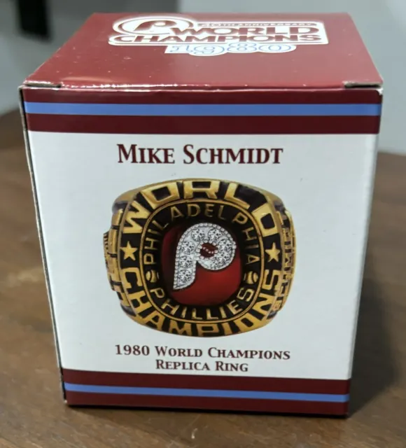 Phillies SGA 8/4/22 - Mike Schmidt 1980 World Series Champions Replica RING NEW!