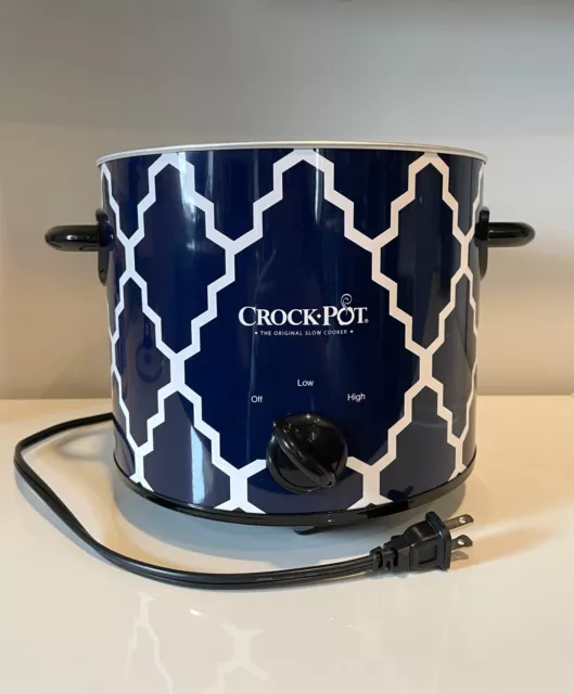 Crock Pot Classic Manual Control Slow Cooker 4qt Model SCR400-BLT -WM1