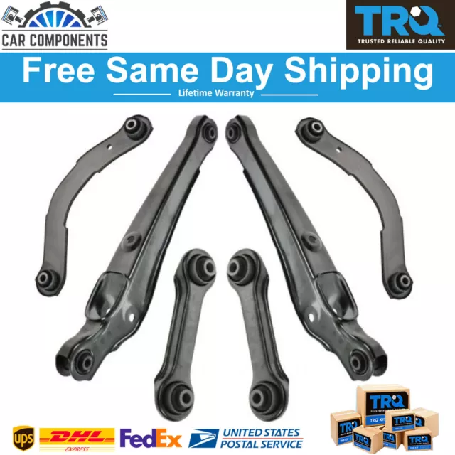 TRQ Rear Control Arms & Lateral Locating Arm Kit For 2002-2006 Mitsubishi Lancer