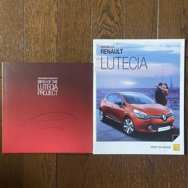 Renault 2 Set Of Lutecia Catalogs Japan x