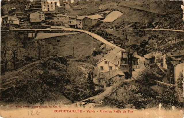 CPA Rochetaillee - Vallee, Iron Straw Factory FRANCE (907022)