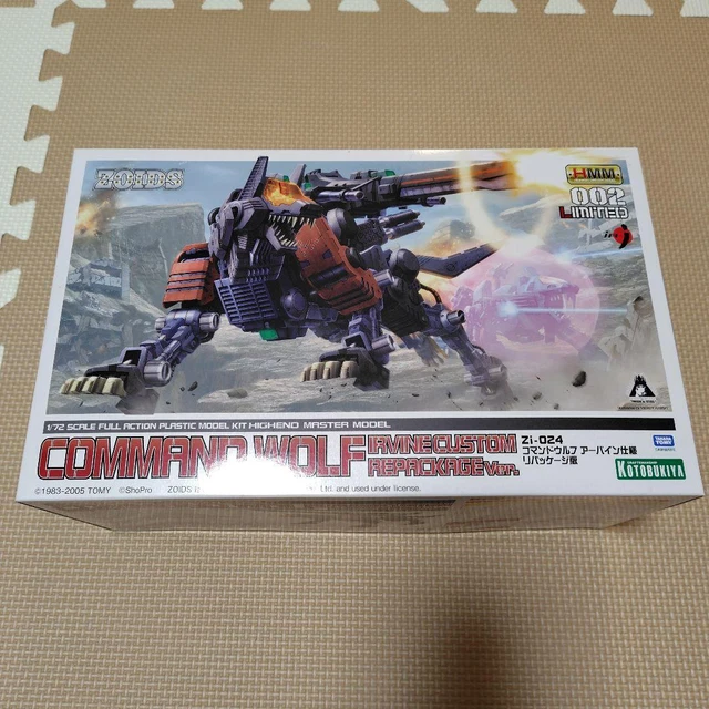 KOTOBUKIYA ZOIDS HMM 002 Zi-024 COMMAND WOLF IRVINE CUSTOM 1/72 Model ...