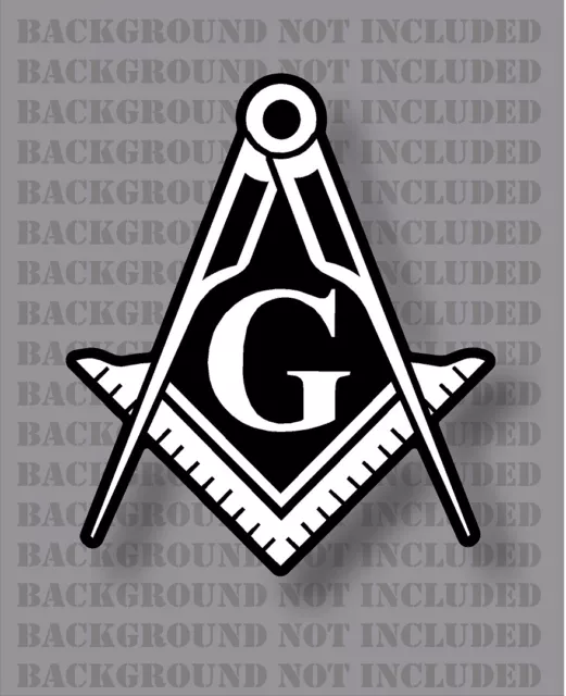 Stonemason Square and Compass Mason Masonic Freemason decal sticker