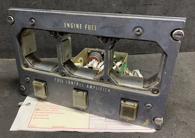 TRISTAR AIRCRAFT ENGINE Fuel & Fuel Amplifier Control Panel * 25 ...
