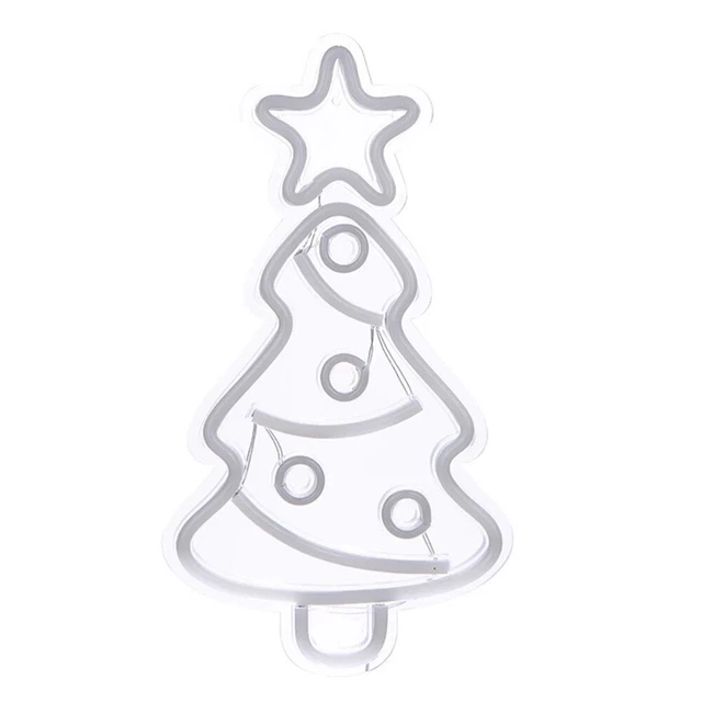 CHRISTMAS TREE NEON Lights Led Marker Twocolor Decorations £33.89