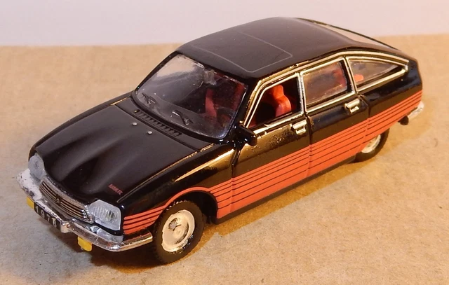UNIVERSAL HOBBIES UH idem NOREV METAL HO 1/87 CITROEN GS BASALTE 1978 BICOLORE