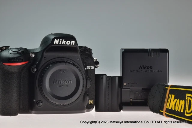 ** Near MINT ** NIKON D750 24.3MP Digital Camera Body Shutter Count 6284