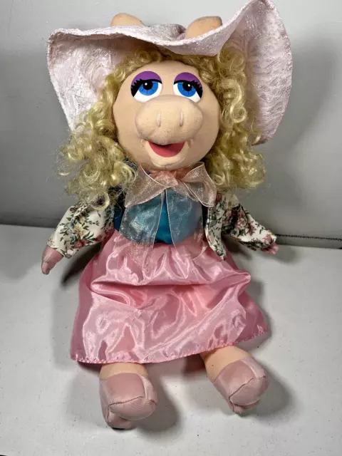 Miss Piggy Plush Muppet Vision 3D Jim Henson Walt Disney World Vintage