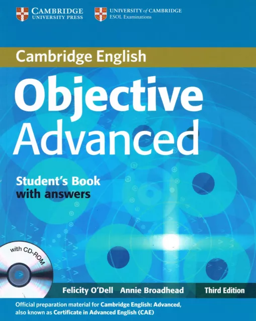 Cambridge OBJECTIVE ADVANCED Student's Book w Answers & CD-ROM Third Ed @NEW@