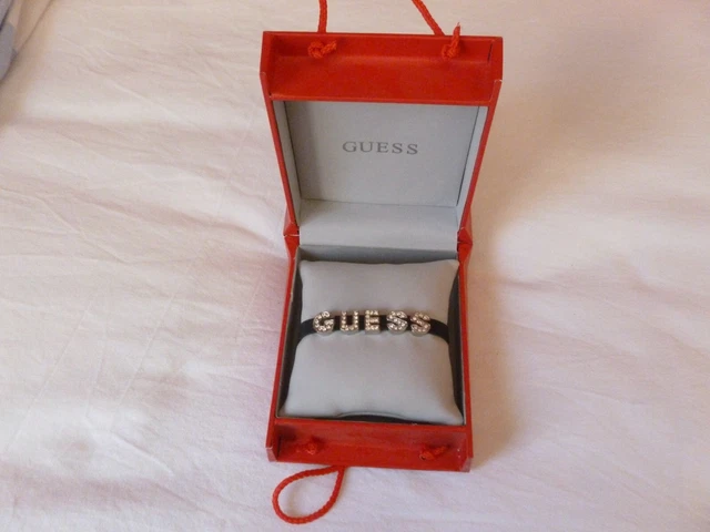Bracelet GUESS Noir Et Doré Motif Serpent - Neuf Avec étiquettes