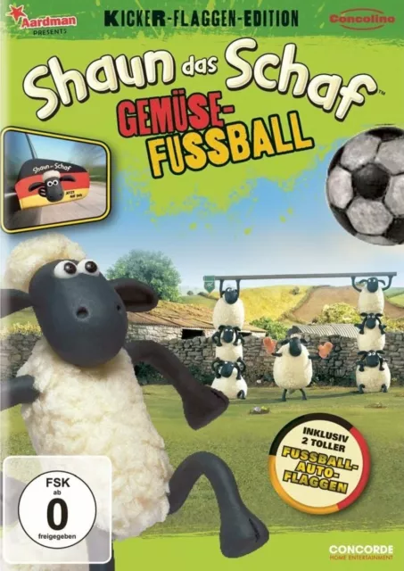 Shaun das Schaf - Gemüsefußball (Kicker-Flaggen-Edition) [DVD/NEU/OVP]