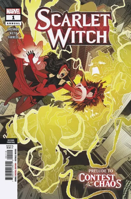 Scarlet Witch Vol 3 Annual #1 (F) 2nd Print Nieto Marvel 2023 EB148